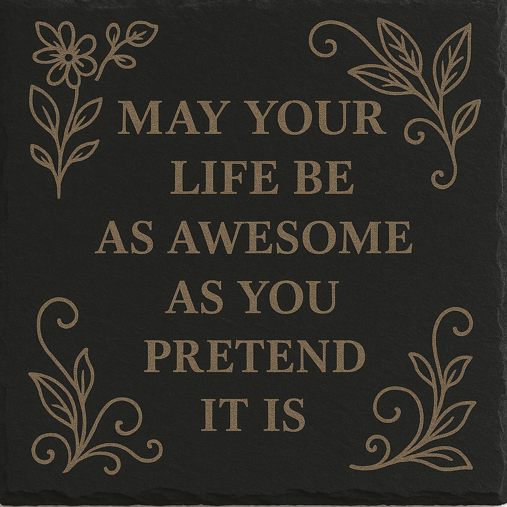 Personalised Engraved Slate Coaster – Romantic Gift for Anniversary, Wedding, Valentine’s Day – Custom Love Quote Keepsake