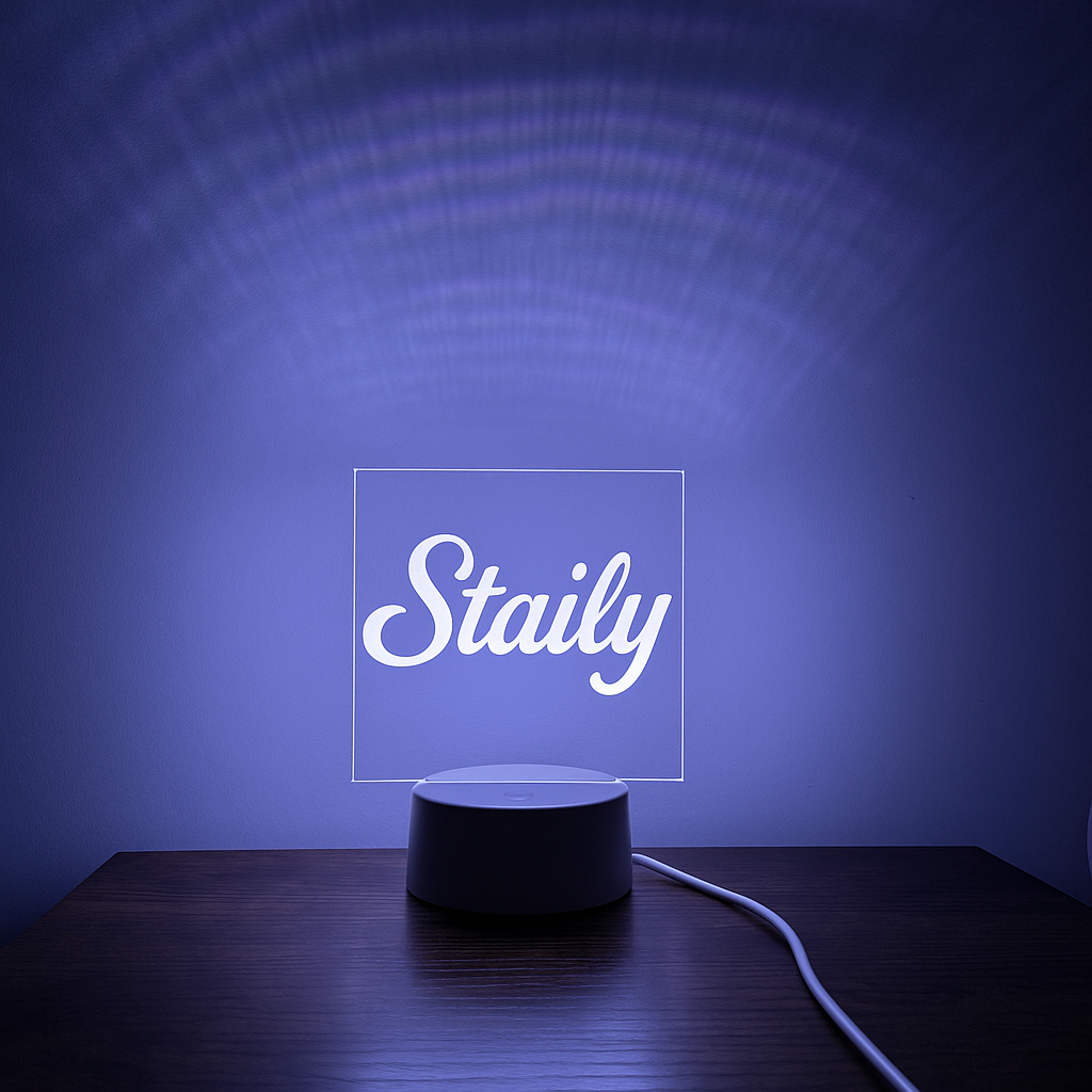 Personalized Night Light with Moon & Stars - Nursery Decor - Custom Name Light Night Gift - Kids Room Decor - Personalized Gifts for Kids