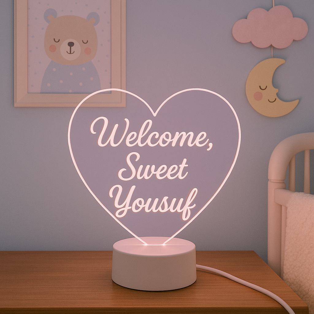 LED Company Sign, Business Display, Personalised Light Up Sigh, Customised LED Acrylic Sign