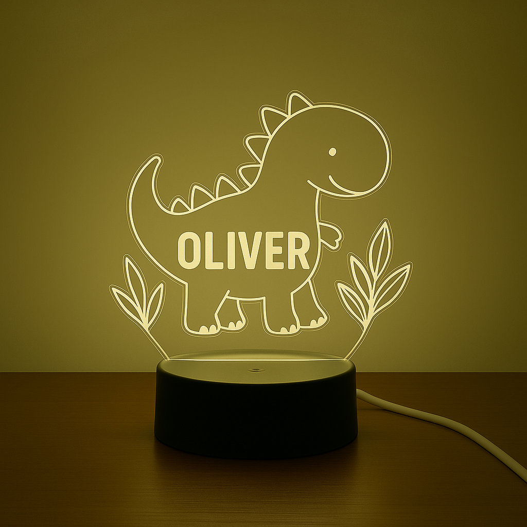 Personalized Night Light with Moon & Stars - Nursery Decor - Custom Name Light Night Gift - Kids Room Decor - Personalized Gifts for Kids