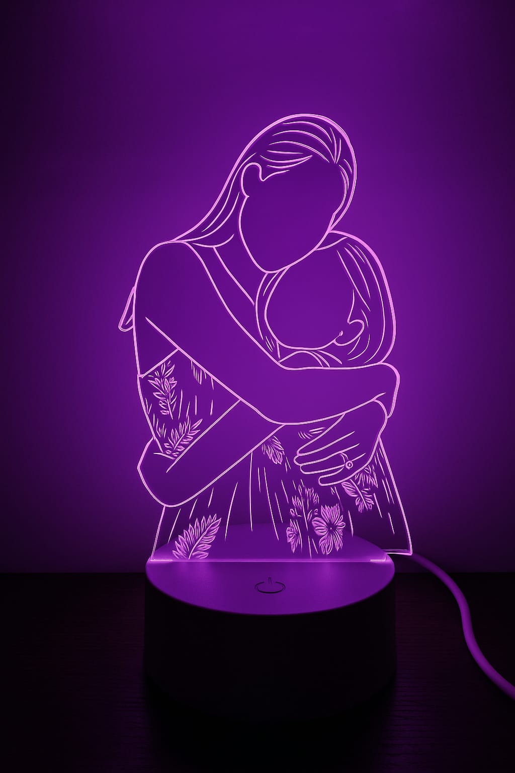 Custom 3D Photo Lamp Personalized Picture Night Light Anniversary Wedding Gift for Couple