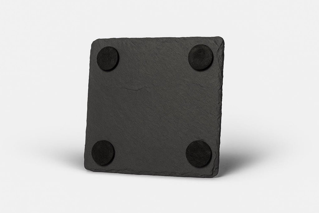 Engraved WiFi QR Code Slate Coaster – Scan to Connect