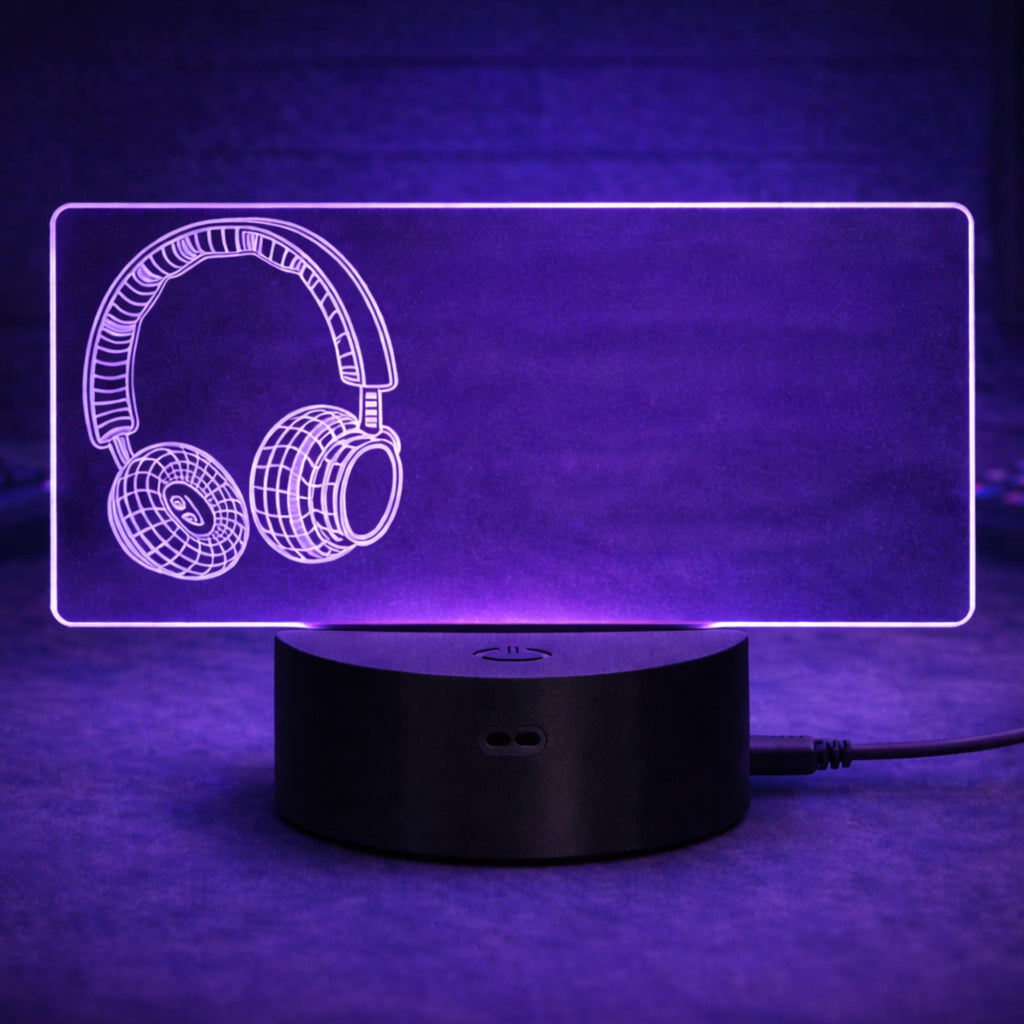 Personalized Gamer LED Night Light | Gaming Room Decor