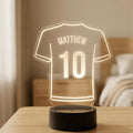 Custom Name Jersey LED Lamp, Personalized Sports Night Light, Bedroom Decor